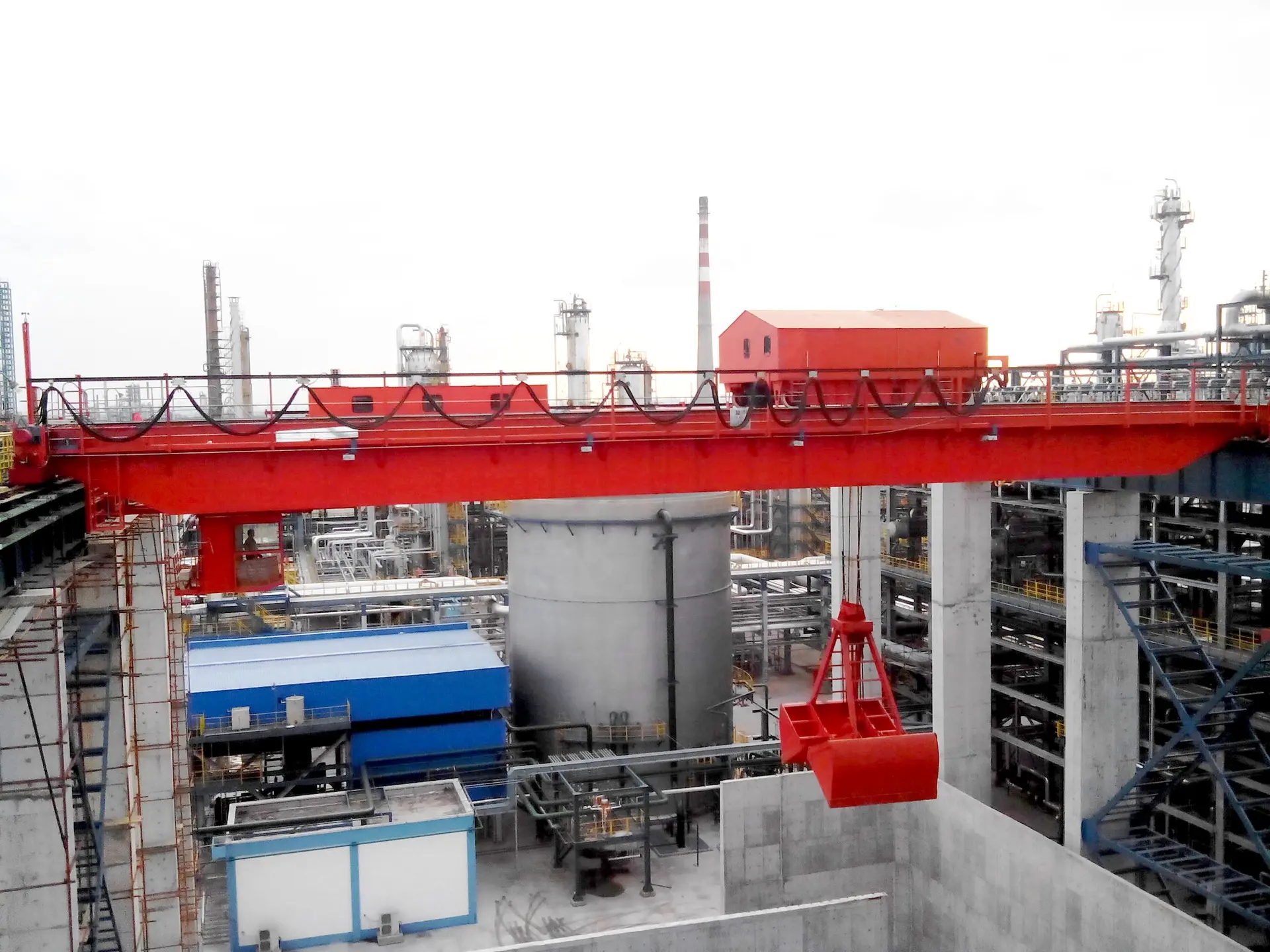 5噸、10噸QZ型雙梁抓斗橋式起重機(jī)（行車）技術(shù)參數(shù)